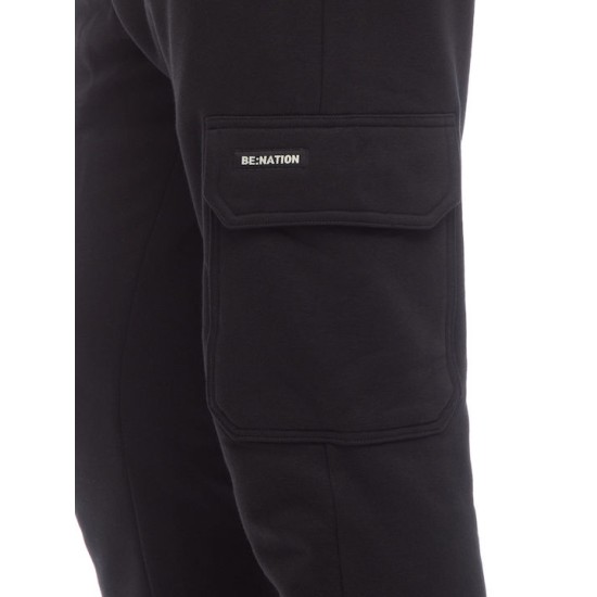 BENATION SIDE POCKETS ELASTIC HEM PANT 02302306-01