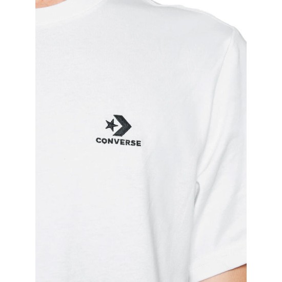 CONVERSE CLASSIC FIT LEFT CHEST STAR CHEV EMB SS TEE 10023876-A01 CONVERSE CLASSIC FIT LEFT CHEST STAR CHEV EMB SS TEE 10023876-A01