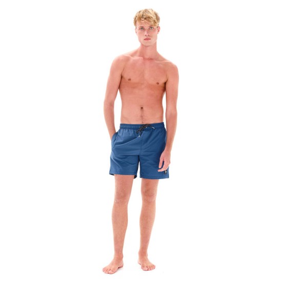 EMERSON MENS PRINTED VOLLEY SHORTS 241.EM508.36-INDIGO BLUE EMERSON MENS PRINTED VOLLEY SHORTS 241.EM508.36-INDIGO BLUE