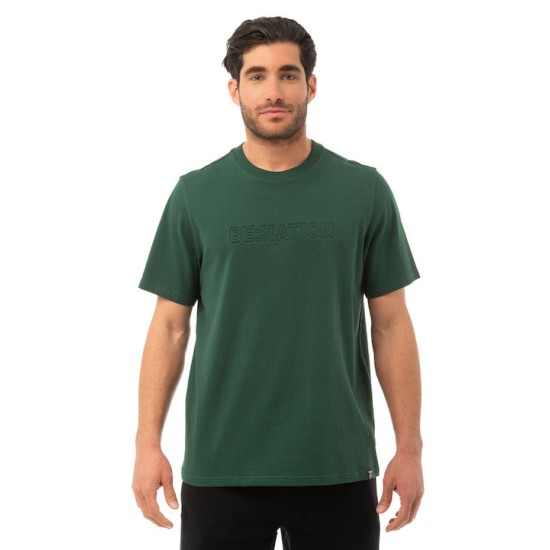 BENATION CREW NECK S/S TEE EMBOSSED LOGO 05312402-7C