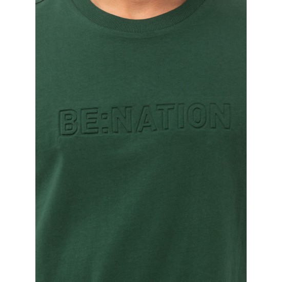BENATION CREW NECK S/S TEE EMBOSSED LOGO 05312402-7C