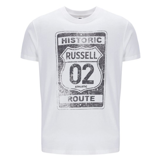 RUSSELL RYLAN-S/S CREWNECK TEE SHIRT A4-047-1-001