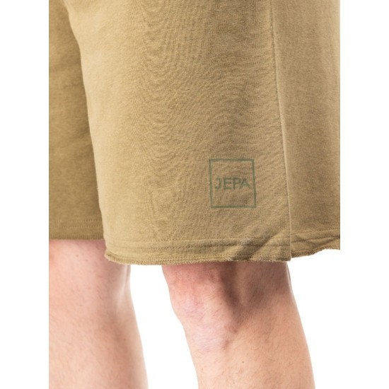 JEPA MEN FRENCH TERRY SHORTS 2712204-KHAKI