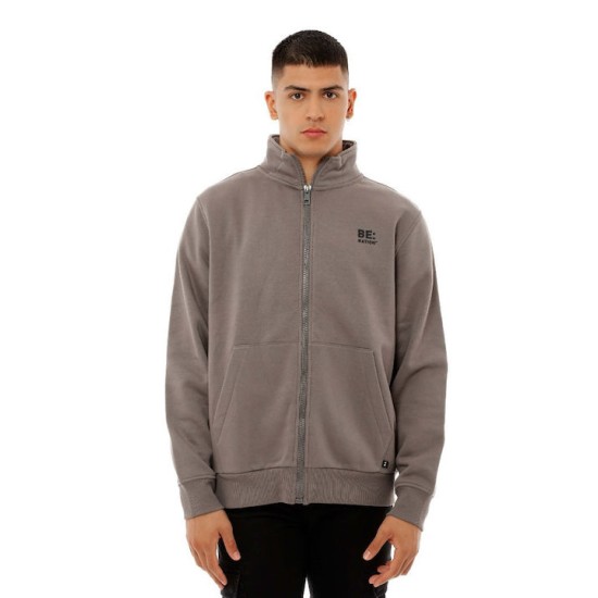 BENATION LOGO FULL ZIP MOCK NECK 07302402-3F BENATION LOGO FULL ZIP MOCK NECK 07302402-3F