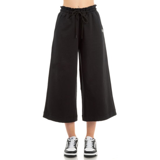 BENATION CO/EL TERRY CROPPED WIDE LEG PANT 02112401-01