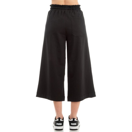 BENATION CO/EL TERRY CROPPED WIDE LEG PANT 02112401-01