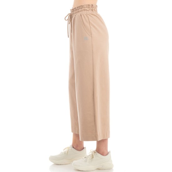 BENATION CO/EL TERRY CROPPED WIDE LEG PANT 02112401-15B BENATION CO/EL TERRY CROPPED WIDE LEG PANT 02112401-15B