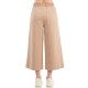 BENATION CO/EL TERRY CROPPED WIDE LEG PANT 02112401-15B BENATION CO/EL TERRY CROPPED WIDE LEG PANT 02112401-15B