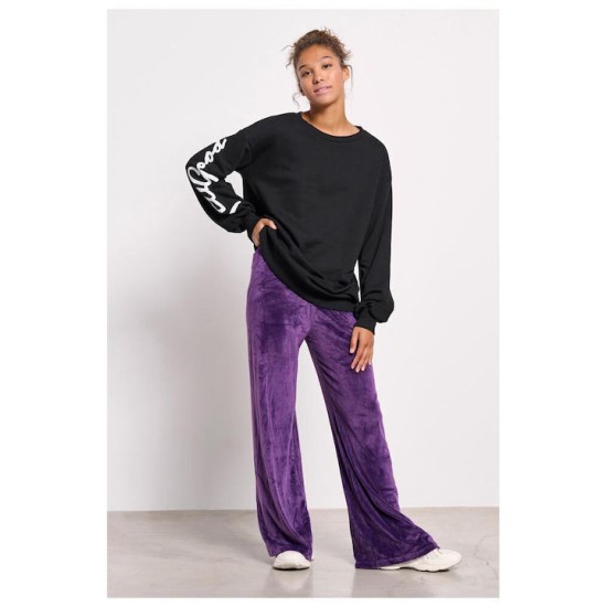 BODY TALK VELOUR WIDE LEG 1242-903900-00825 BODY TALK VELOUR WIDE LEG 1242-903900-00825