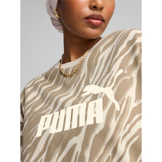 PUMA ESS+ ANIMAL AOP CREW FL 681491-87