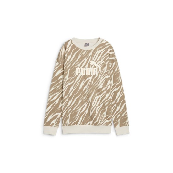 PUMA ESS+ ANIMAL AOP CREW FL 681491-87