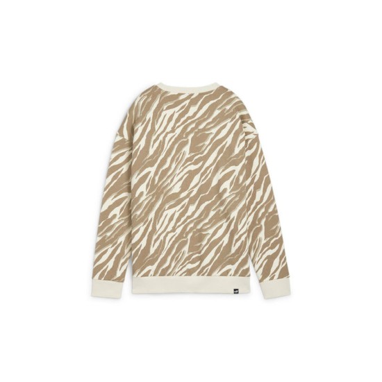 PUMA ESS+ ANIMAL AOP CREW FL 681491-87