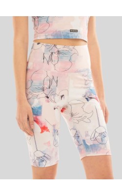 BE:NATION PRINTED BIKER LEGGINGS 01112305-2A