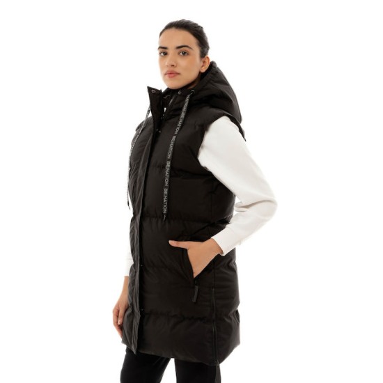 BENATION LONG VEST PUFFER JACKET 08102402-01 BENATION LONG VEST PUFFER JACKET 08102402-01