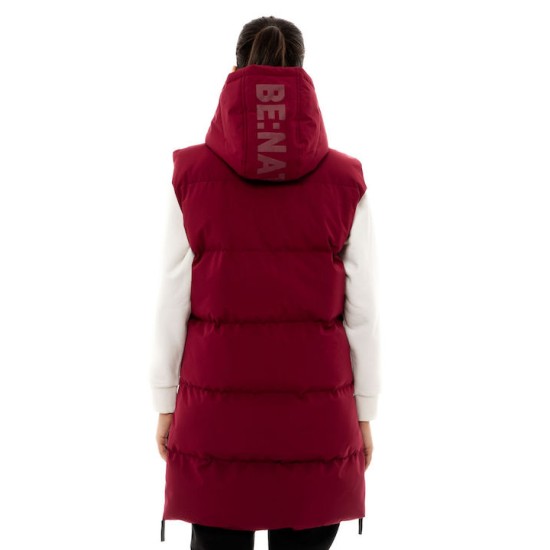 BENATION LONG VEST PUFFER JACKET 08102402-5C BENATION LONG VEST PUFFER JACKET 08102402-5C