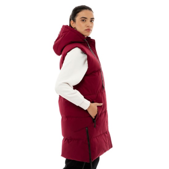 BENATION LONG VEST PUFFER JACKET 08102402-5C BENATION LONG VEST PUFFER JACKET 08102402-5C