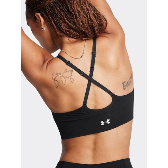 UNDER ARMOUR VANISH SEAMLESS LOW BRA 1384417-001 UNDER ARMOUR VANISH SEAMLESS LOW BRA 1384417-001