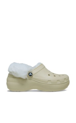 CROCS CLASSIC PLATFORM FUZZ LINED 212854-2Y2