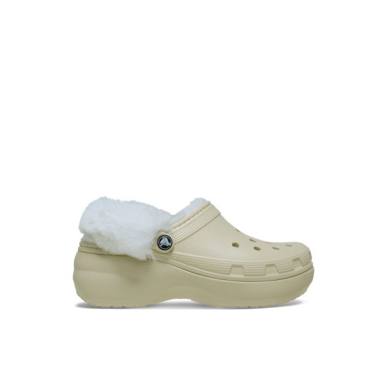 CROCS CLASSIC PLATFORM FUZZ LINED 212854-2Y2