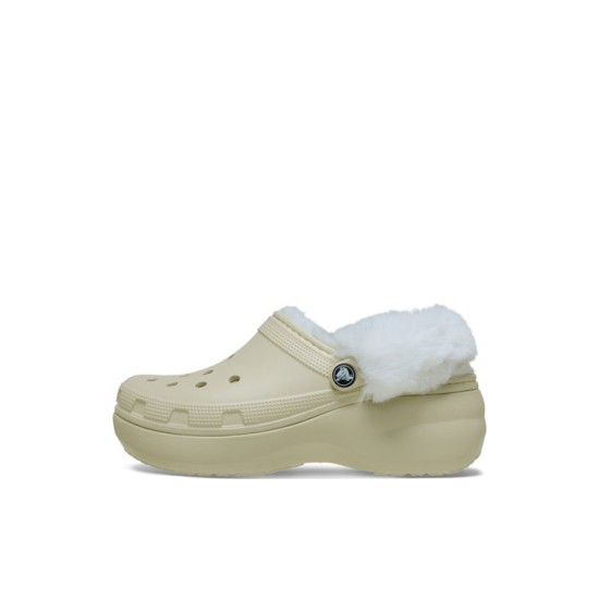 CROCS CLASSIC PLATFORM FUZZ LINED 212854-2Y2