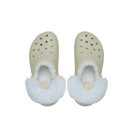 CROCS CLASSIC PLATFORM FUZZ LINED 212854-2Y2