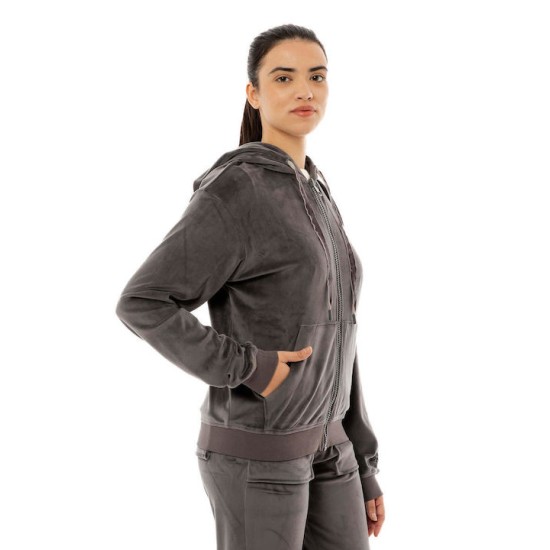 BENATION VELOUR FULL ZIP HOOD 07102303-3B