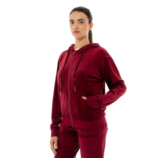 BENATION VELOUR FULL ZIP HOOD 07102303-5C BENATION VELOUR FULL ZIP HOOD 07102303-5C