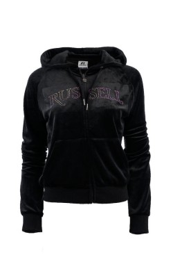 RUSSELL CROPPED ZIP THROUGH HOODY JKT A24-125-2-099