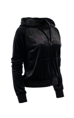 RUSSELL CROPPED ZIP THROUGH HOODY JKT A24-125-2-099