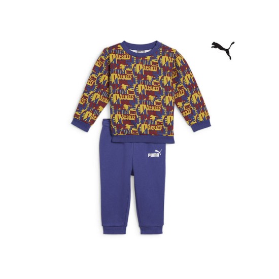 PUMA MINICATS AOP CREW JOGGER FL INF 683327-27 PUMA MINICATS AOP CREW JOGGER FL INF 683327-27