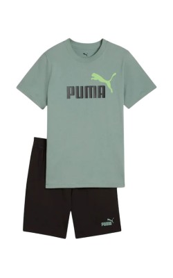 PUMA ESS LOGO LAB TEE AND SHORTS SET 686300-16