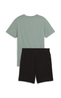 PUMA ESS LOGO LAB TEE AND SHORTS SET 686300-16