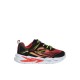 SKECHERS LIGHTED GORE STRAP SNEAKER 400139N-BKRD