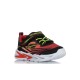 SKECHERS LIGHTED GORE STRAP SNEAKER 400139N-BKRD