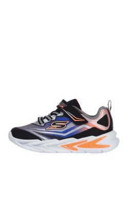 SKECHERS LIGHTS GORE STRAP SNEAKER 400139N-BKSL