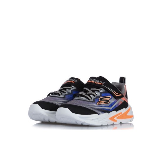 SKECHERS LIGHTS GORE STRAP SNEAKER 400139N-BKSL