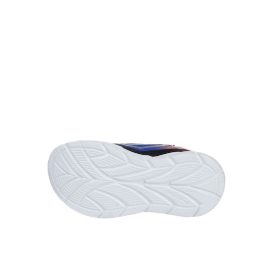 SKECHERS LIGHTS GORE STRAP SNEAKER 400139N-BKSL