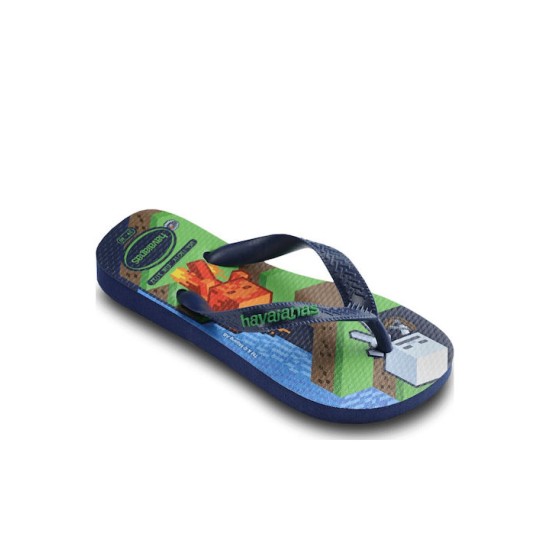 HAVAIANAS KIDS MINECRAFT TOP FLIP FLOPS 4145125-0555 HAVAIANAS KIDS MINECRAFT TOP FLIP FLOPS 4145125-0555