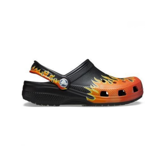 CROCS CLASSIC FLAMES CLOG K 210993-0C4 CROCS CLASSIC FLAMES CLOG K 210993-0C4