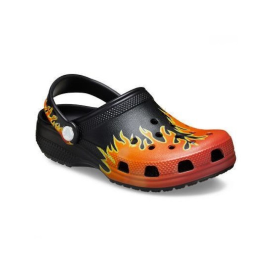 CROCS CLASSIC FLAMES CLOG K 210993-0C4 CROCS CLASSIC FLAMES CLOG K 210993-0C4