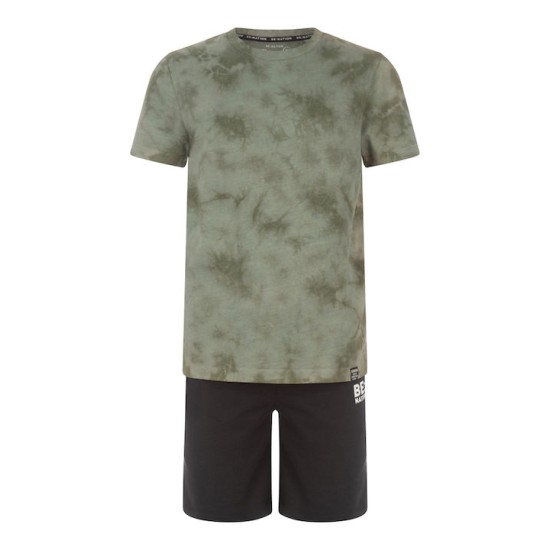 BENATION TIE DYE CREW NECK TEE SHORT 10412402-13B BENATION TIE DYE CREW NECK TEE SHORT 10412402-13B
