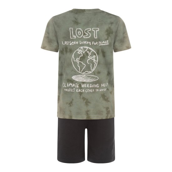 BENATION TIE DYE CREW NECK TEE SHORT 10412402-13B BENATION TIE DYE CREW NECK TEE SHORT 10412402-13B