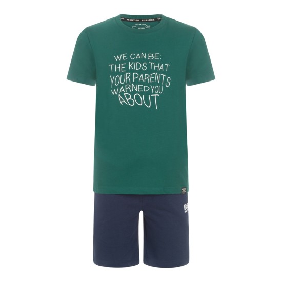 BENATION CREW NECK TEE_SHORTS SET 10412403-7C BENATION CREW NECK TEE_SHORTS SET 10412403-7C