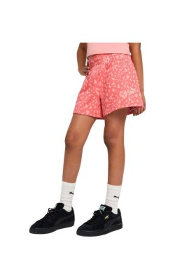 PUMA FLAMING LOVE AOP HIGH WAIST SHORTS 685113-24