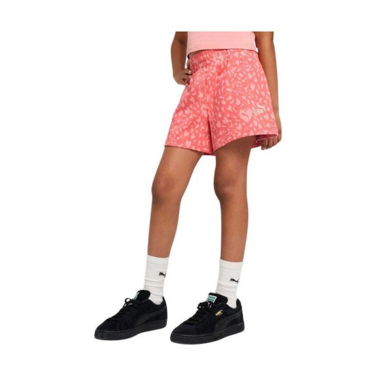 PUMA FLAMING LOVE AOP HIGH WAIST SHORTS 685113-24