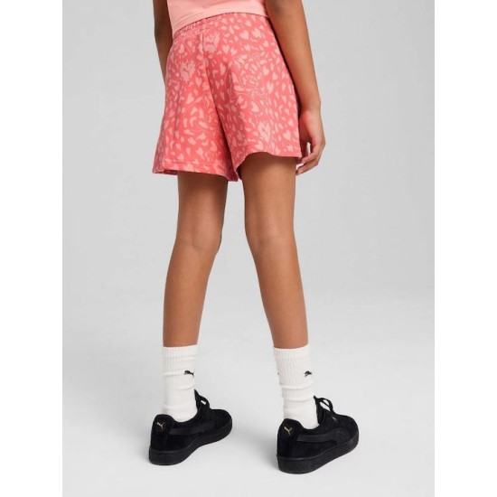 PUMA FLAMING LOVE AOP HIGH WAIST SHORTS 685113-24