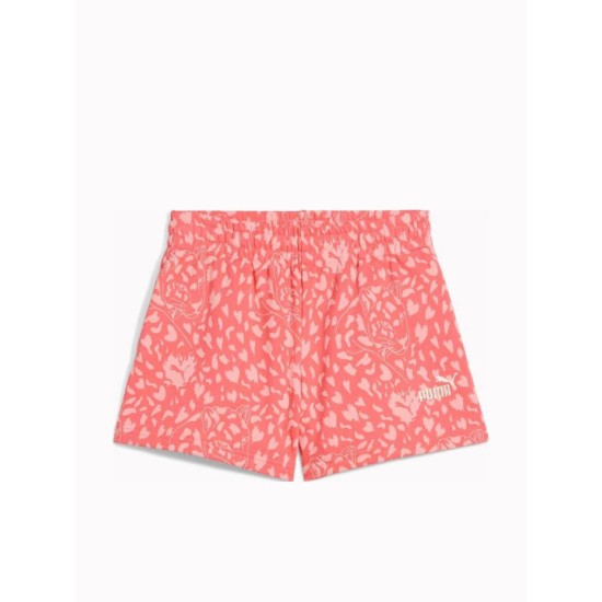 PUMA FLAMING LOVE AOP HIGH WAIST SHORTS 685113-24